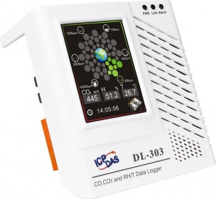 DL-303 CO, CO2, Temp, RH, Dew point Data Logger