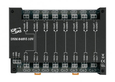 DNM-848VI-10V 8-channel +/- 10V input Signal Conditioner (AC/DC)