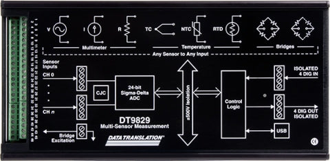 DT9829-8 High-Precision Mixed Sensor USB Device