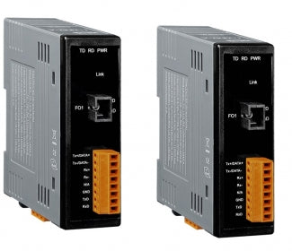 I-2542 RS-232/422/485 to Single-Mode Fibre Optic Converter (Pair)