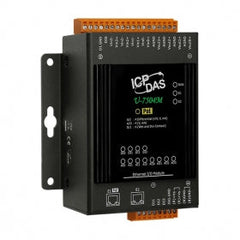 U-7504M OPC UA I/O Module with 4-ch DI, 4-ch AI, 4-ch AO, and 2-port Ethernet Switch