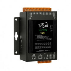 U-7555M OPC UA I/O Module with 8-ch DI, 8-ch DO and 2-port Ethernet Switch