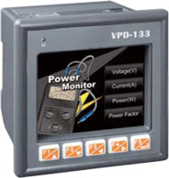 VPD-133-H2 3.5" TouchPAD HMI Display, IP65 Panel, Rubber keypad, PoE