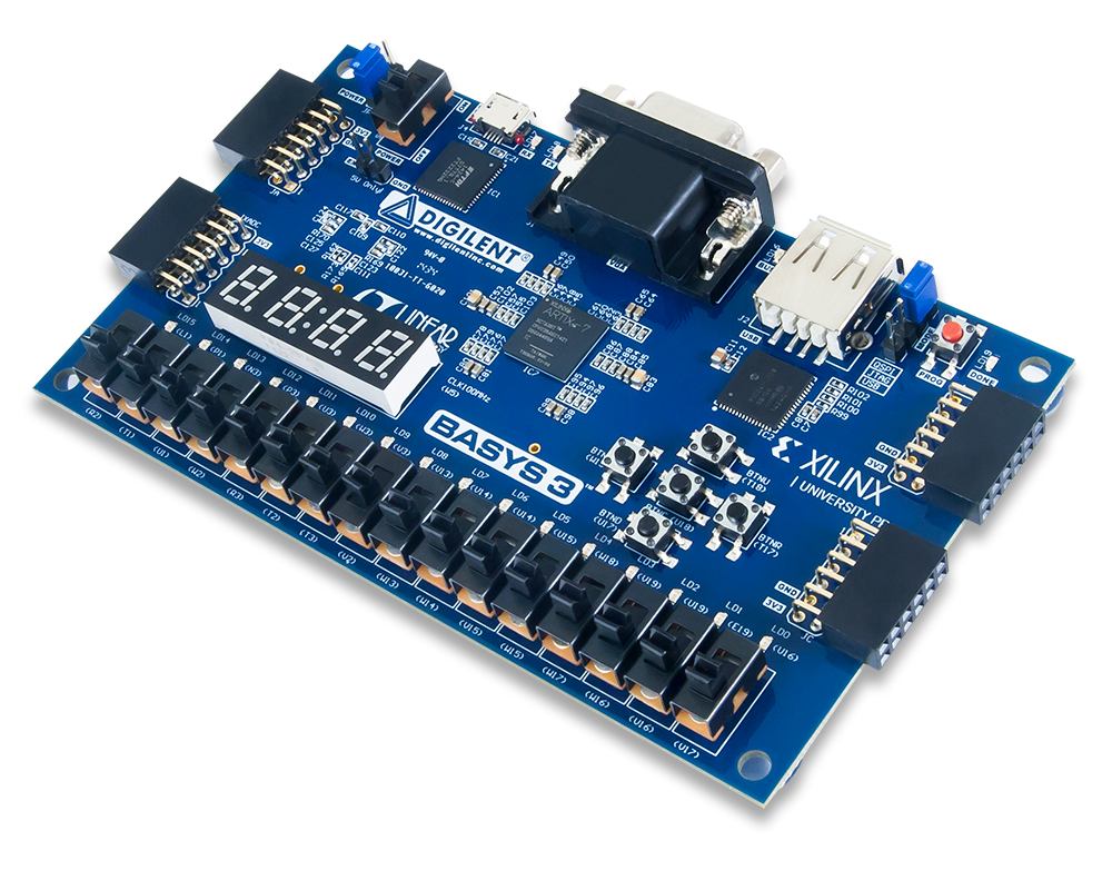 Basys 3 AMD Artix™ 7 FPGA Trainer Board: Recommended for Introductory Users