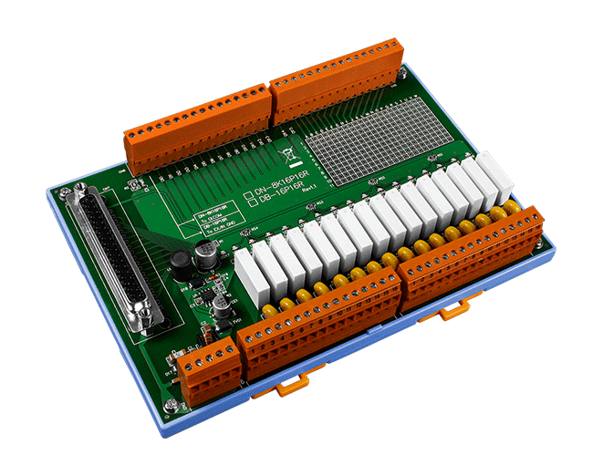 DN-8K16P16R 16-channel DI, 16-channel Relay (Form A, 3A) Output Board