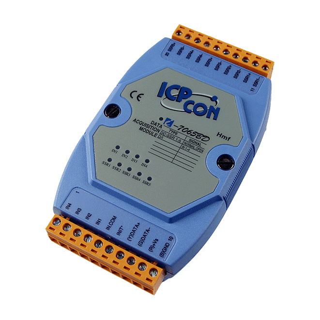 I-7065BD SSR-DC Relay Output and isolated digital input Module(5/4)+LEDs