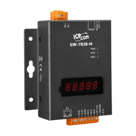GW-7838-M Modbus TCP Server to M-Bus Master Gateway