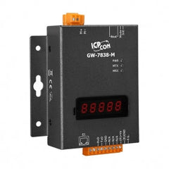 GW-7838-M Modbus TCP Server to M-Bus Master Gateway