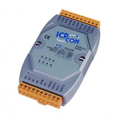 M-7060D 4-ch Isolated (Wet, 4~30 VDC) DI and 4-ch Signal Relay Module, LED  (ModBus_DCON Protocol)