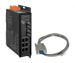 MSM-508FT-T 8-port Industrial Ethernet Layer 2 Managed Switch with 2-Fibre Port (Multi-mode, ST Connector)