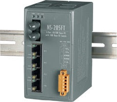 NS-205FT 4 port Ethernet + Fibre Switch (ST)
