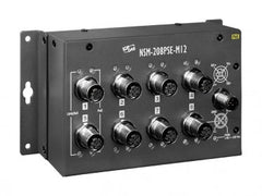 NSM-208PSE-M12 EN50155 8-port M12 Unmanaged PoE Ethernet Switch