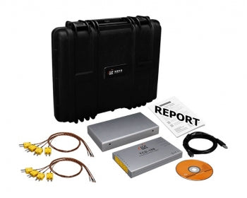 TCD-108/S400  8-ch K-type Thermocouple Data Logger (-40 to +400'C)