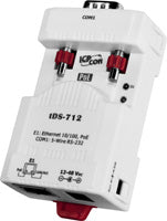 tDS-712 Tiny Serial-Ethernet Device Server (1x RS232)